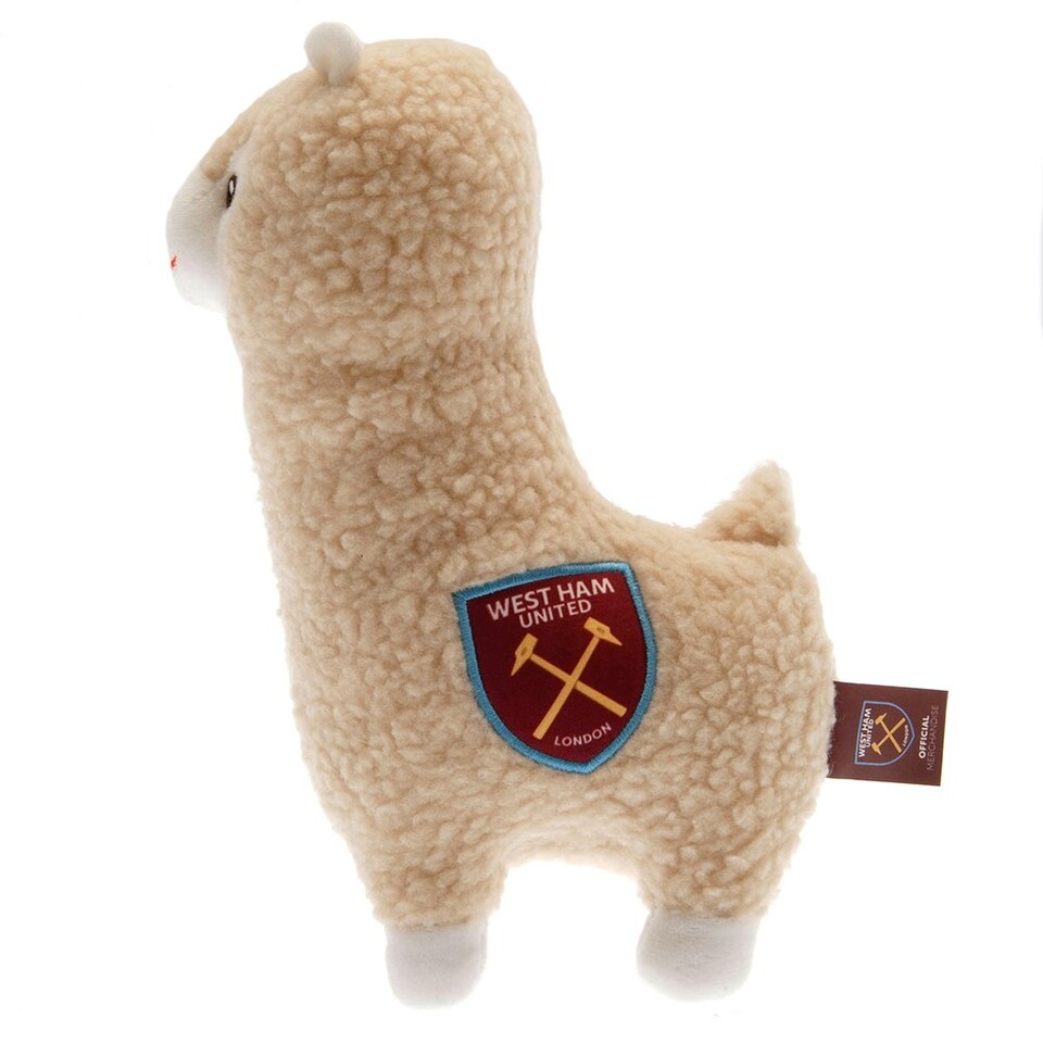 image 1 of West Ham United FC Llama Plush Toy - Cream - One Size