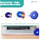 image 7 of 150cm Retractable Measuring Tape, Dual Sided Soft Round Design