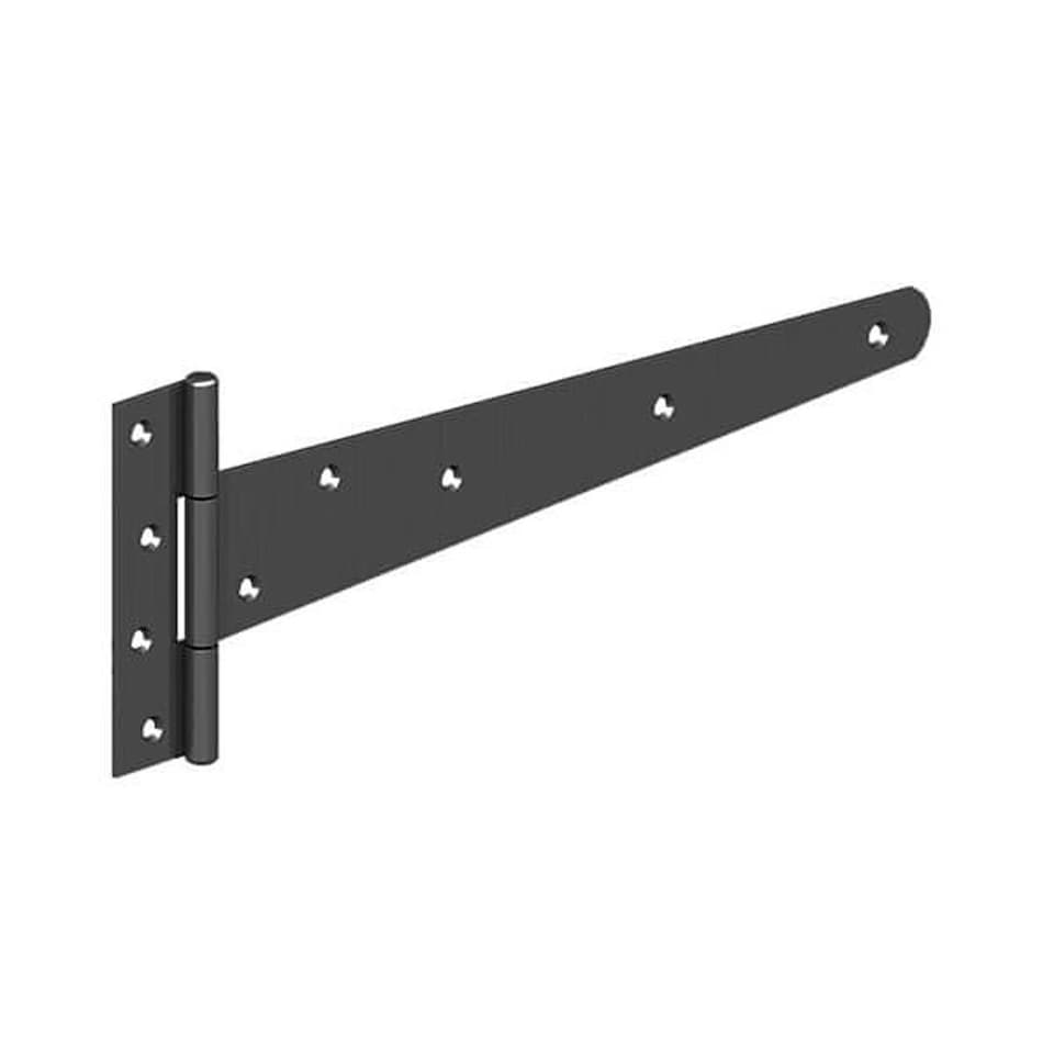 GateMate Black Medium Tee Hinge (L) 300mm