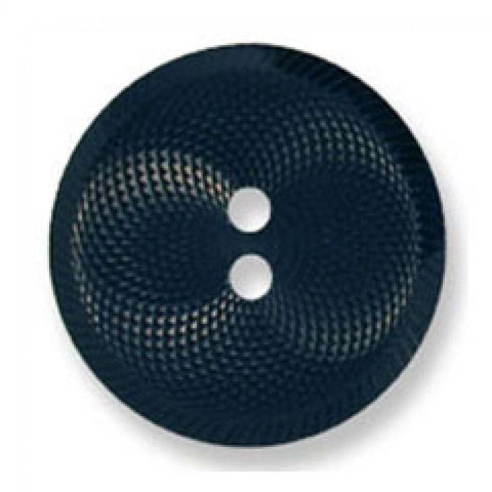 Trimits Navy 24mm Round Nylon Buttons for Dressmaking - each
