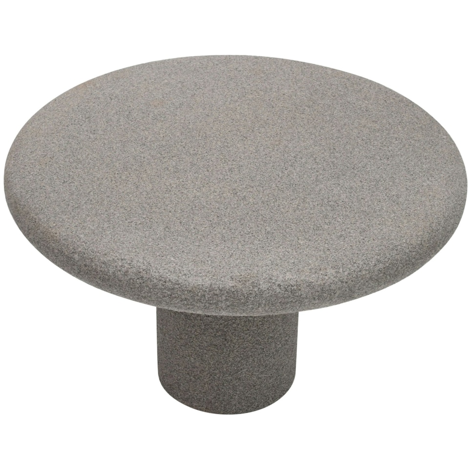 image 1 of Udaipur Round Low Coffee Table Grey