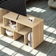 image 3 of Adjustable Free Combination TV Stand Unit With Storage Grey