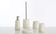 image 2 of Interiors by Premier Off White Marble Soap Dish, Elegant Natural Soap Holder with Recessed Tray, Smooth Textured Bath Soap Dish