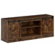 image 10 of COSTWAY Entertainment Center Farmhouse TV Stand for 70 Inch TVs Brown