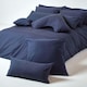 image 5 of Homescapes Navy Blue Egyptian Cotton Housewife Pillowcase 200 TC - King Size