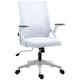 image 1 of Vinsetto Mesh Office Chair for Home with Lumbar Support, Flip-up Arm White