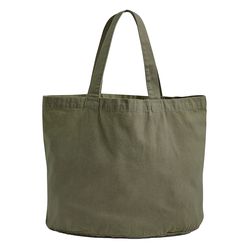 image 1 of Westford Mill Garment Dyed 29L Tote Bag | Green | Vintage Moss | 1