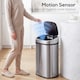 image 3 of HOMCOM Sensor Dustbin Touchless Trash Can Automatic Stainless Steel 48L | Chrome | 1