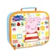 image 4 of Peppa Pig Lunch Bag Set - Blue/Orange - One Size