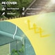 image 3 of Outsunny Polytunnel Greenhouse Outdoor Grow House Roll Up Door Windows 2x2.5m