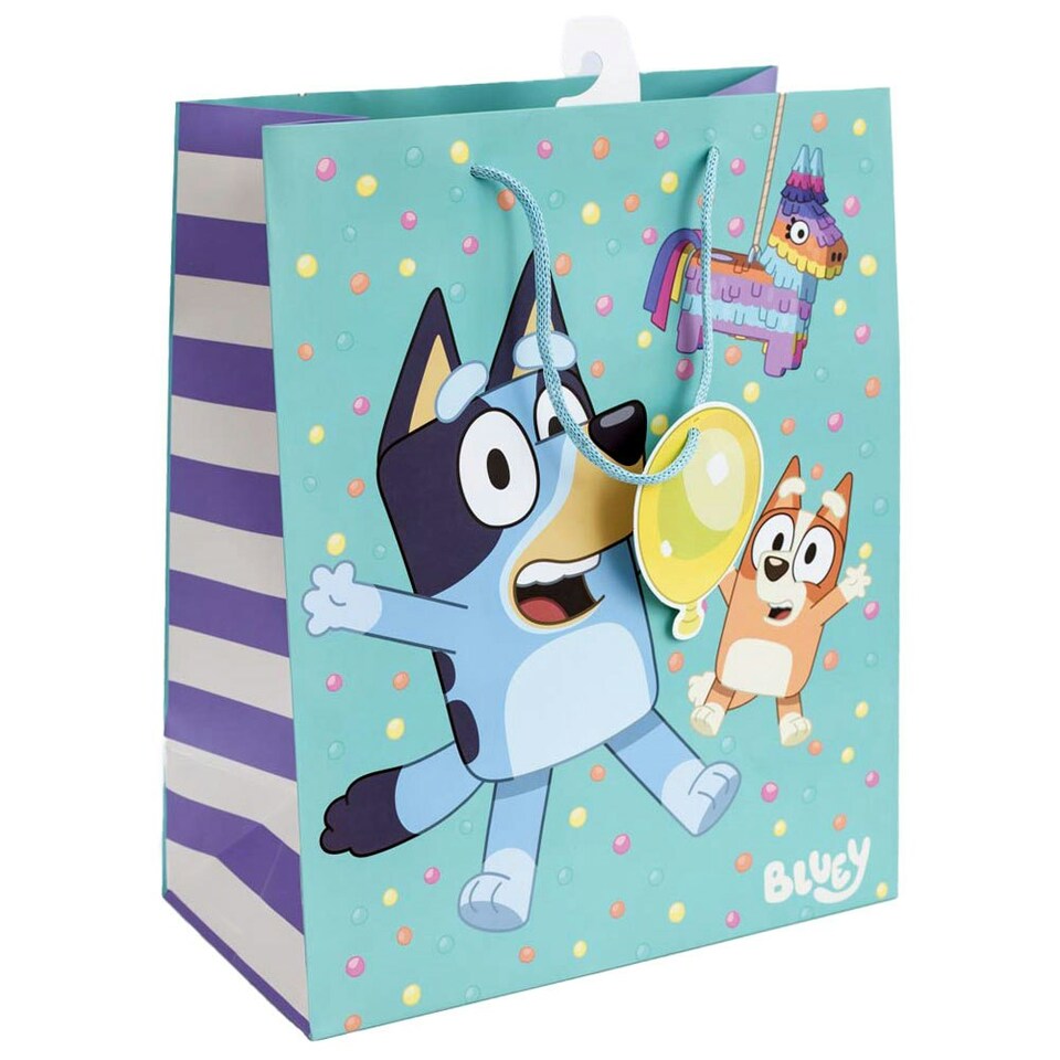 image 1 of Bluey Characters Gift Bag - Multicoloured - M