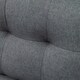 image 2 of Portofino 3 Seater Corner Sofa, Chaise Lounge Furniture with Reversible Ottoman Footstool or Chaise | Grey | Three Seater