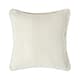 image 1 of Homescapes Cotton Rajput Ribbed Natural Cushion Cover - 45 x 45 cm | Cream | Natural | 45 x 45 cm