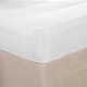 image 4 of OHS Plain Fitted Bed 25cm Deep Elasticated Sheet, King - White