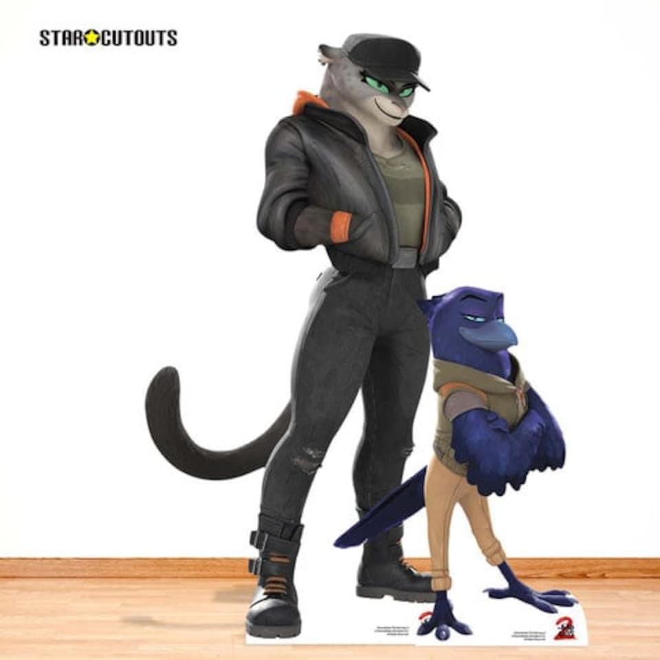 image 1 of Kitty & Susan Bad Guys Lifesize Cardboard Cutouts 113cm - Pack of 2