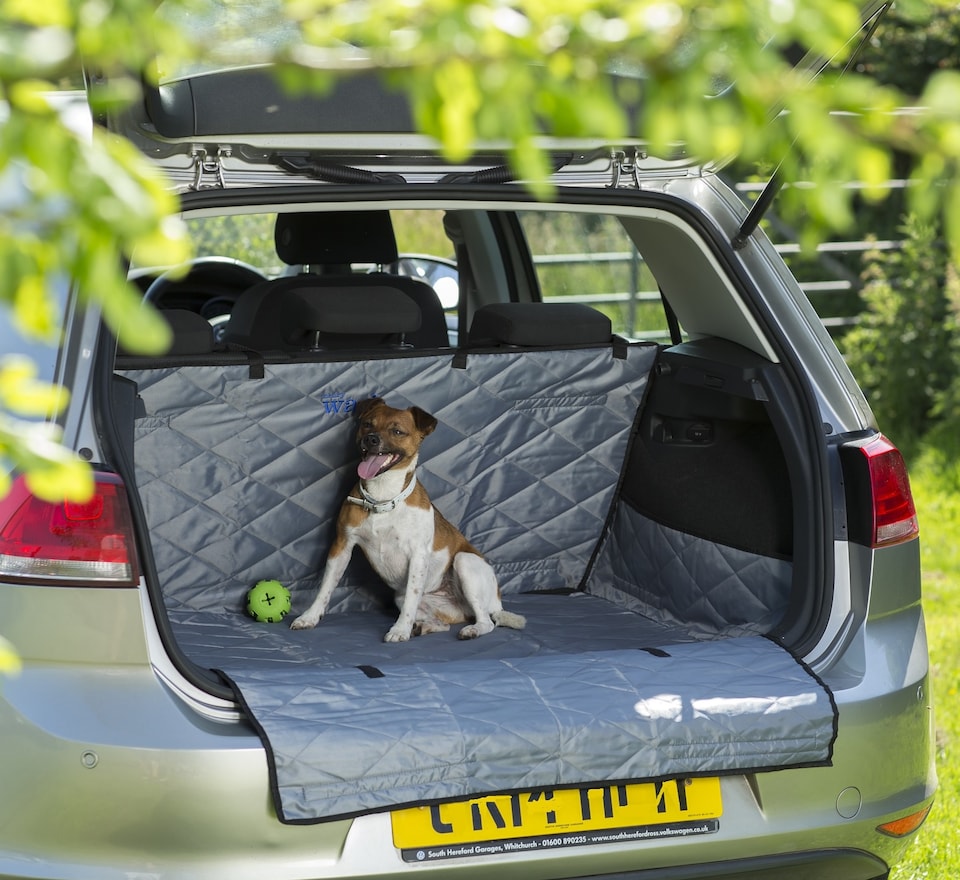 image 1 of Henry Wag Boot And Bumper Protector, Keeps Your Car Boot Clean And Protects The Interior, Size Small, Hatchback | Grey | Grey | Small/Hatchback | 1
