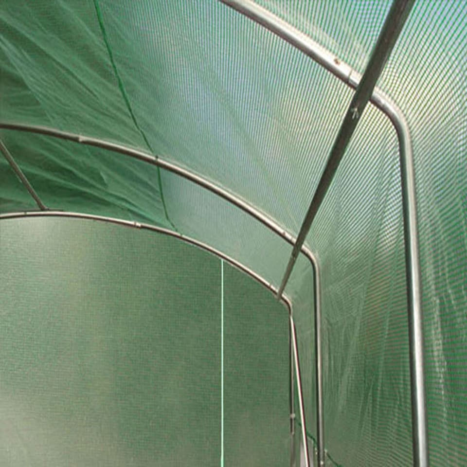 image 1 of 6m x 3.5m Pro Max Polytunnel Greenhouse - Green