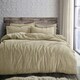 image 1 of Velosso Plain Teddy Fluffy and Warm Fleece Duvet Cover Set | Cream | Taupe | King
