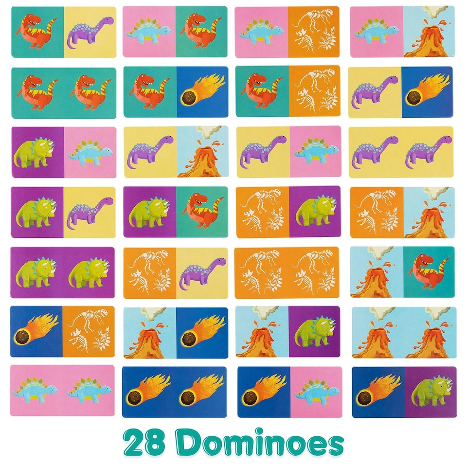 image 1 of boppi Picture Dominoes Game - Dinosaurs