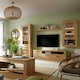 image 3 of Wensley 1 Drawer Coffee Table in Light Grey and Oak