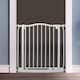 image 2 of Safetots Curved Top Safety Gate, 71cm - 80cm, Matt White, Pressure Fit Stair Gate