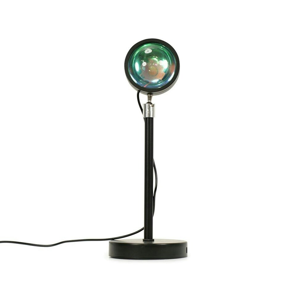 image 1 of ValueLights Sunset Gifting Polished Black Illuminated Decoration and Integrated LED .31W Multicolour 1300K Bulb