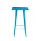 image 1 of Garden Bar Table - Metal - L60 x W60 x H115 cm - Blue | Blue