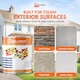 image 3 of Landlords Paint - Masonry Paint - Best Weatherproof Exterior Wall Protection - Ocean Blue - 10L