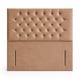 image 1 of Floorstanding Headboard Mink Plush Chesterfield 6FT Superking  54inch High