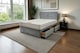 image 1 of York Plush Bed With Mattress, 2 Drawers Same Side & Headboard