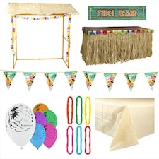 Hawaiian Tiki Bar Basic Decoration Kit