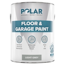 Polar Floor & Garage Paint Heavy Duty Durable | Grey | Light Grey | 5 litre