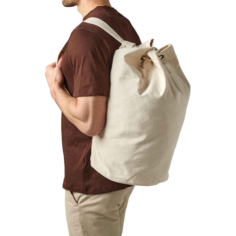 image 1 of Quadra Canvas Duffel Bags - 30 Litres - Natural - One Size | Multi | One Size
