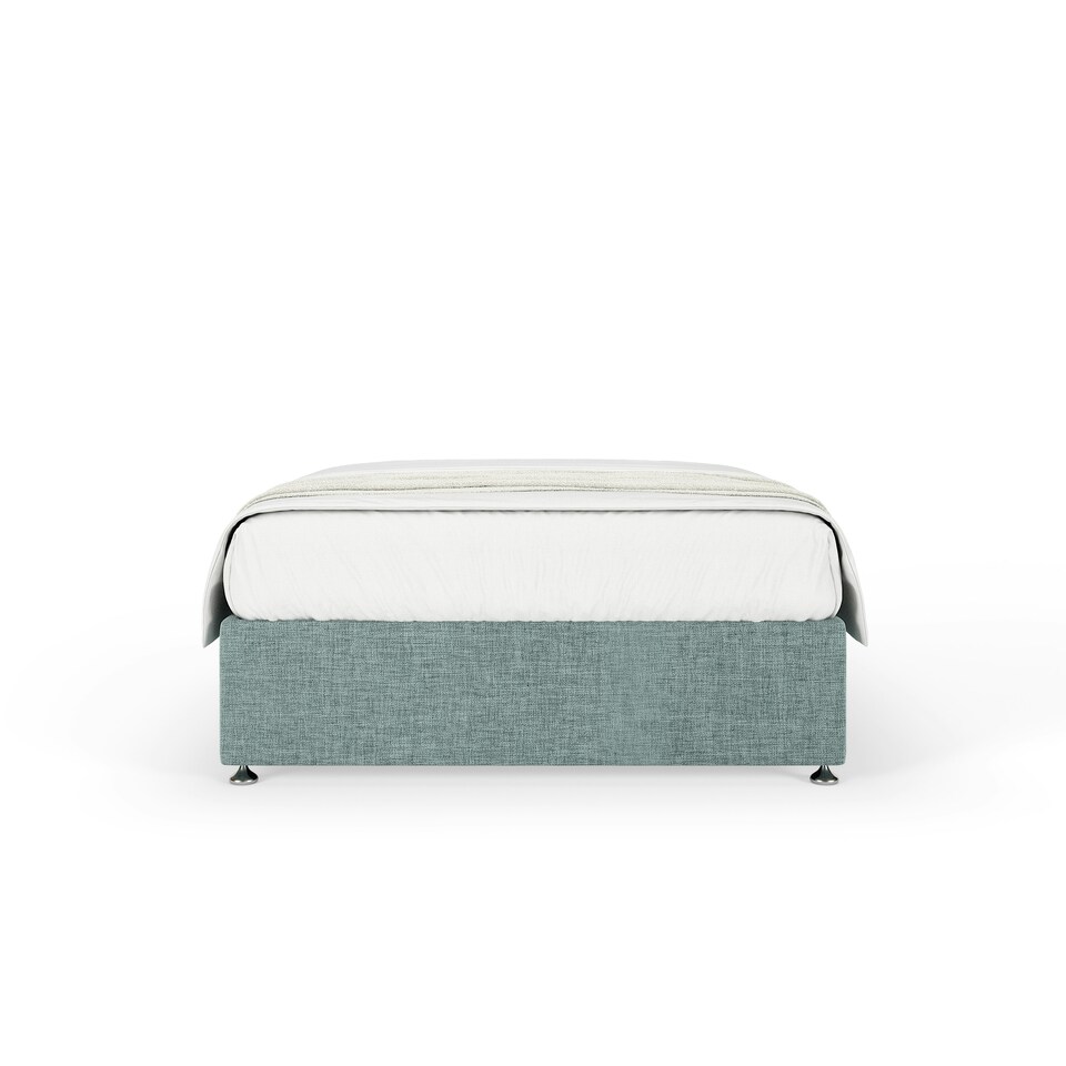 image 1 of Ortho Classic Orthopaedic Duckegg Linen Divan Set Small Single