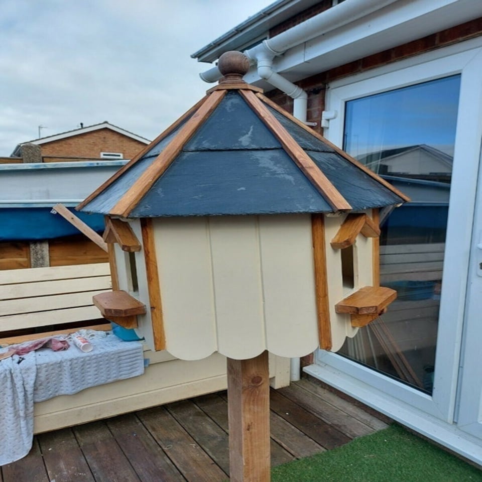 image 1 of Cavendish Traditional English Dovecote, Birdhouse for Doves or Pigeons Brown | One Size