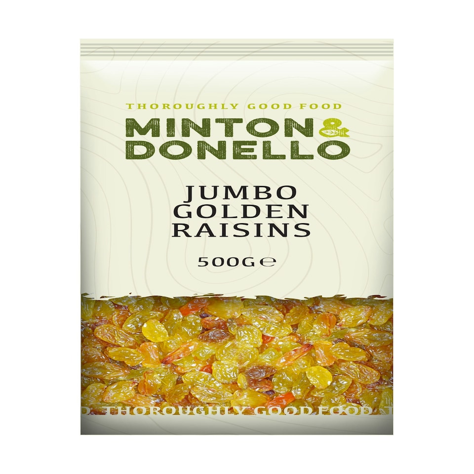 image 1 of Minton & Donello Golden Raisins 6 x 500g