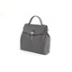 image 3 of Eastern Counties Leather Katrina Leather Buckle Detail Handbag - Black/Ivory - One Size Black