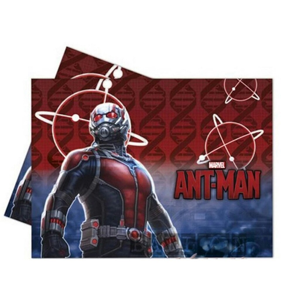 Ant-Man Plastic Superhero Tablecloth - Blue/Red - One Size