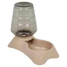 Cat Dog Pet Feeder Automatic Water Dispenser Fountain Drinks Drinking Bowl Dish | Brown | Grey & Brown | 5.8 Litre | 1