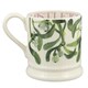 image 5 of Mug: 1 x 300ml Emma Bridgewater Mistletoe Half Pint Mug, Ceramic White