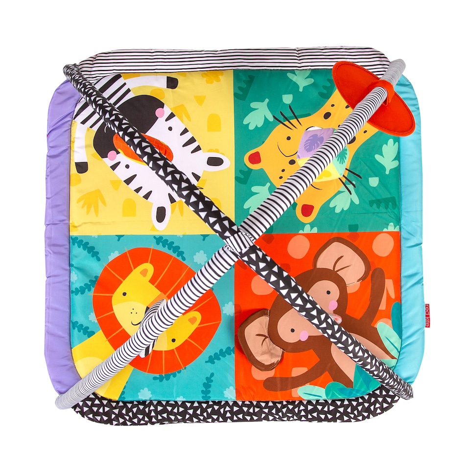 image 1 of Red Kite Padded Play Gym - Wild Safari | Green | Wild Safari | One Size | 1