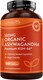 image 1 of Nutravita Organic Ashwagandha KSM-66 with 5pct Withanolides - Highest Concentration Most Bioavailable Full-Spectrum Root Powder - 60 Vegan Capsules