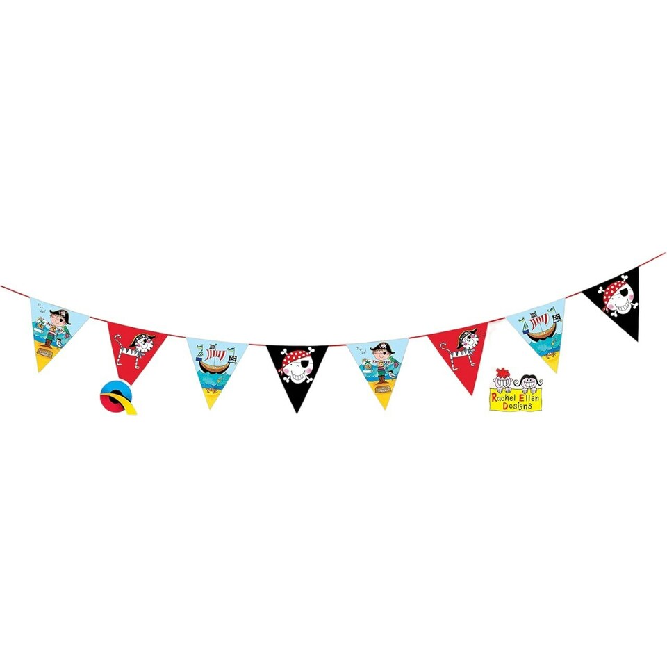 Rachel Ellen Paper Pirate Party Bunting - Multicoloured - One Size
