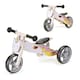 image 4 of Hooga 2-in-1 Balance Bike - Wooden Trike for Kids - Unicorn Pink