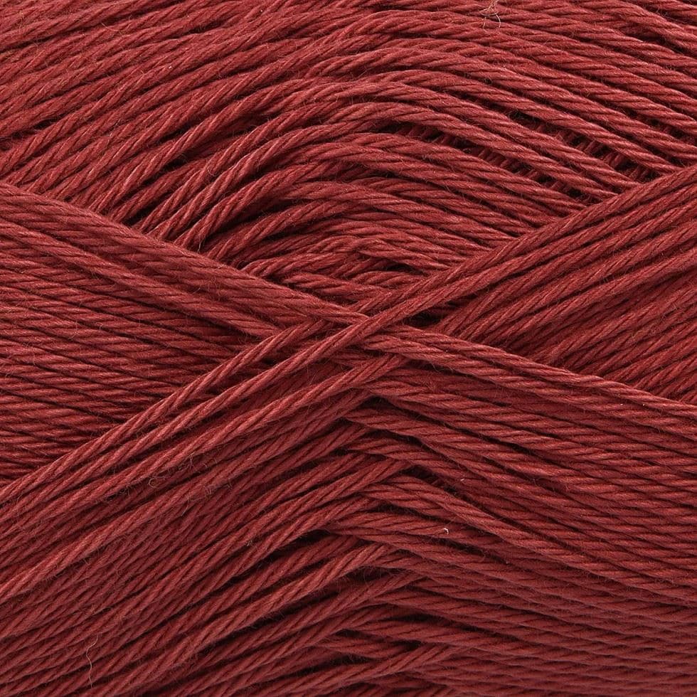 King Cole Red Giza Cotton 4 Ply Yarn (Value Pack 12 x 50g Balls) For Crochet, Knitting - 158m per ball