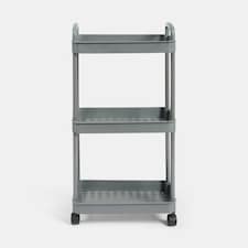 OHS 3 Tier Storage Trolley Cart Bathroom Kitchen Rolling Organiser
