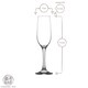 image 3 of LAV Fame Glass Champagne Flutes - 215ml - Full Colour - Pack of 6