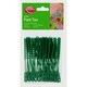 image 2 of Ambassador Adjustable Plastic Plant Ties - Green - 25 Pack / 6.4in
