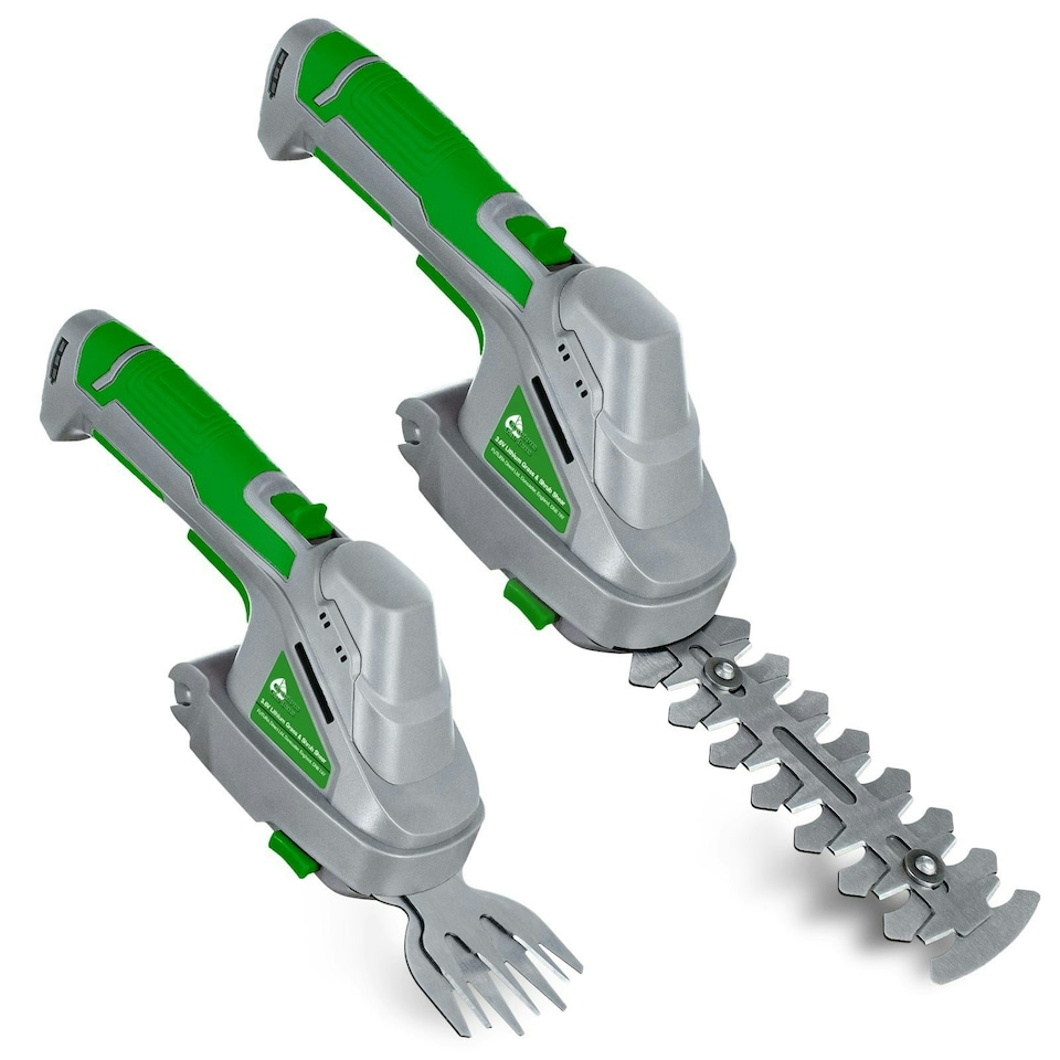 image 1 of Gracious Gardens 3.6V 2 in 1 Cordless Hedge Trimmer Cutter