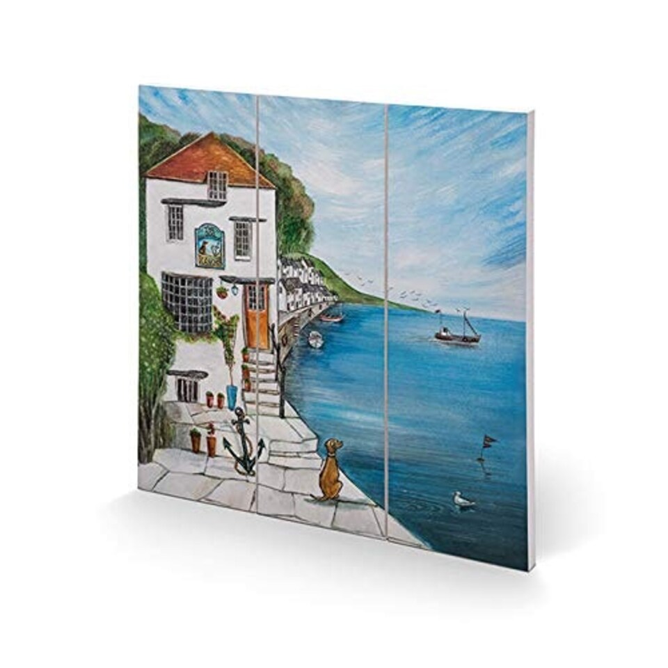 JOE RAMM (DOG AND ANCHOR) SQUARE WOOD - WOOD PANEL